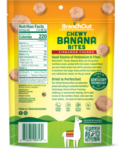 Load image into Gallery viewer, Chewy Banana Bites, Cinnamon Churro - 12 bags