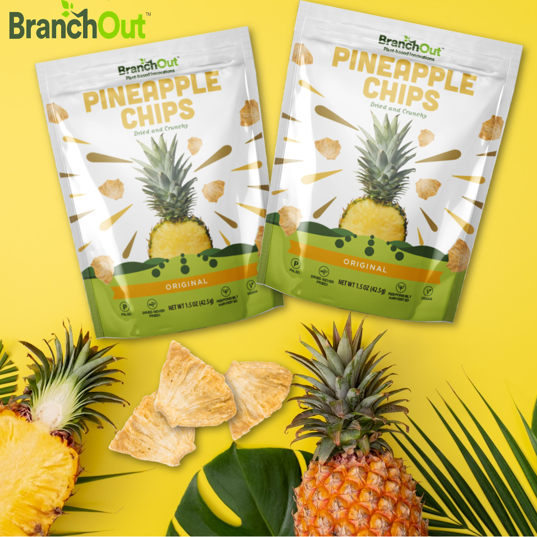 Enjoy the Benefits of Pineapple Anywhere with BranchOut Pineapple Chips