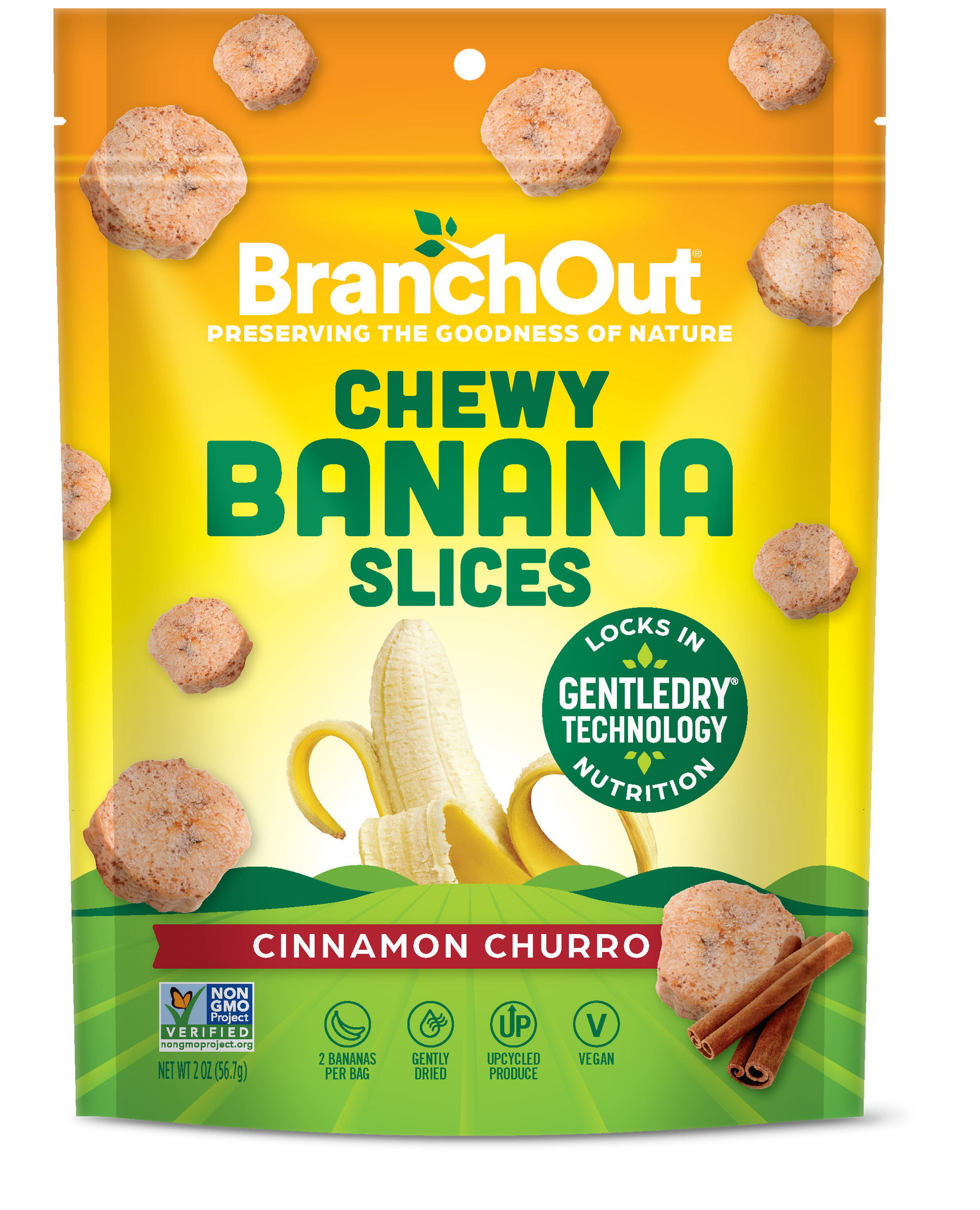 Chewy Banana Slices, Cinnamon Churro