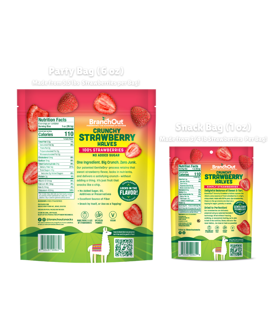 Crunchy Strawberry Halves